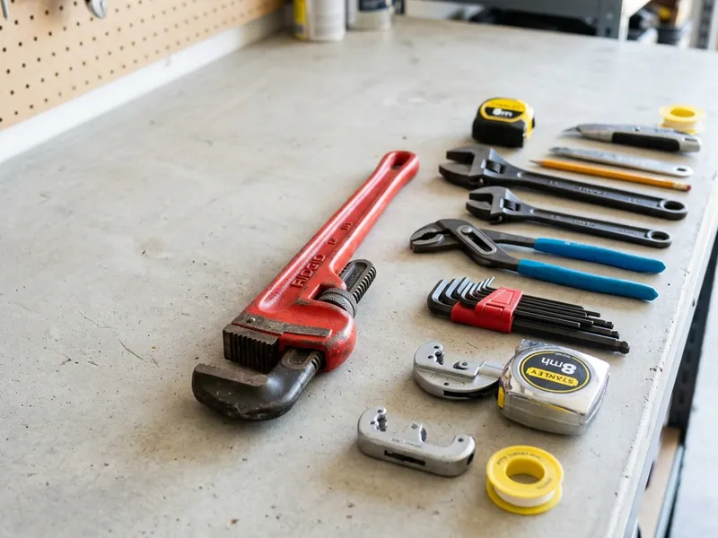 Professional plumbers in Nathalie, VA equipped with top-tier tools for residential and commercial plumbing services.